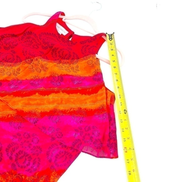 Maggy London Sleeveless Maxi Dress Paisley/Floral size 14 - Picture 5 of 9